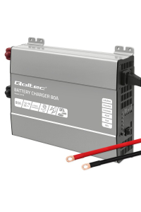 Obrázok pre Qoltec 51918 Chytrá nabíječka Monolith pro LiFePO4 AGM GEL SLA baterie | 80A | 12V