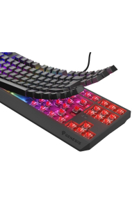 Obrázok pre HERNÍ KLÁVESNICE GENESIS THOR 230 TKL DE RGB MECHANICKÁ OUTEMU RED ČERNÁ HOT SWAP