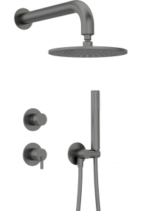 Concealed shower set with overhead shower Obrázok pre Concealed shower set with overhead shower