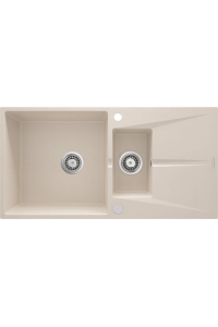 1.5-bowl granite sink with drainer Obrázok pre 1.5-bowl granite sink with drainer