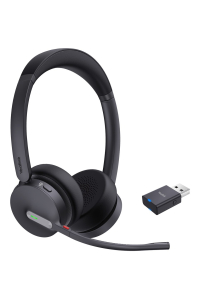 Obrázok pre Yealink WH64 Hybrid Dual Teams Sluchátka s mikrofonem Bezdrátový Přes hlavu Kancelář / call centrum Micro-USB Bluetooth Černá