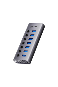 Obrázok pre Rozbočovač USB-A 3.0 5 Gb/s s přepínačem 7 v 1 Unitek H1314A01-EU