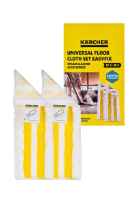 Obrázok pre Kärcher Universal floor cloth set EasyFix Jednorázový hadr na mop Bílá, Žlutá