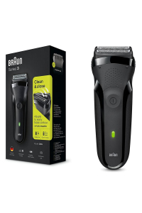 Braun Series 3 300s Planžetový holicí strojek Zastřihovač Černá, Červená Obrázok pre Braun Series 3 300s Planžetový holicí strojek Zastřihovač Černá, Červená