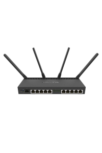 Obrázok pre Mikrotik RB4011iGS+5HacQ2HnD-IN bezdrátový router Gigabit Ethernet Dvoupásmový (2,4 GHz / 5 GHz) Černá