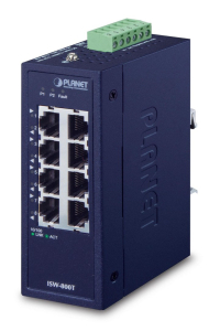 PLANET ISW-800T síťový přepínač Nespravované L2 Fast Ethernet (10/100) Modrá Obrázok pre PLANET ISW-800T síťový přepínač Nespravované L2 Fast Ethernet (10/100) Modrá