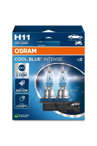 Bulb (Set of 2) H11 12V 55W PGJ 19-2 Cool Blue Intense NextGen 5000K Obrázok pre Bulb (Set of 2) H11 12V 55W PGJ 19-2 Cool Blue Intense NextGen 5000K