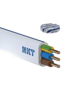 Obrázok pre Flat installation cable 450/750V cl.1 YDYP 3X1.5 Ż