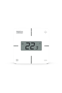 Wireless room controller mechanical white R-8X Obrázok pre Wireless room controller mechanical white R-8X