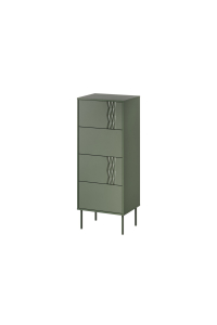 Obrázok pre 4S TRESSE komoda 50x40x125 matná zelená