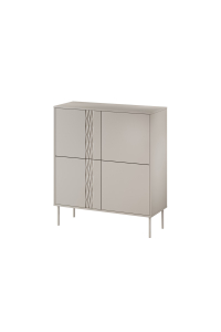 Obrázok pre 4D komoda TRESSE 100x40x110 kašmírová matná