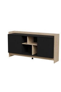 Obrázok pre Cama Komoda PORTO 2D 150x38x77 dub/černá