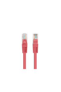 Obrázok pre Fluke Passed Lanberg patchcord cat.6 UTP 1,5m červený 10-pack