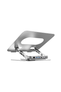 Obrázok pre Nastavitelný stojan pro notebook + rozbočovač USB-C HDMI Unitek D1109B01 PD 100W