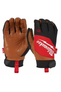 Obrázok pre Milwaukee leather gloves M/8 hybrid