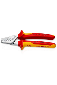 Knipex 95 16 160 štípací kleště / krimpovací kleště na napájecí kabely Červená, Nerezová ocel, Žlutá Štípací kleště na napájecí kabely Obrázok pre Knipex 95 16 160 štípací kleště / krimpovací kleště na napájecí kabely Červená, Nerezová ocel, Žlutá Štípací kleště na napájecí kabely