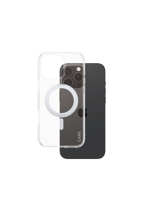 Obrázok pre PanzerGlass CARE™ by ® Case Transparent w. Silver Kickstand & MagSafe iPhone 16 Pro Max pouzdro pro mobilní telefony Obal Průhledná