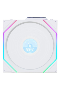 Lian Li Uni Fan TL120 LCD Wireless Počítačová skříň Ventilátor 12 cm Bílá 1 kusů Obrázok pre Lian Li Uni Fan TL120 LCD Wireless Počítačová skříň Ventilátor 12 cm Bílá 1 kusů