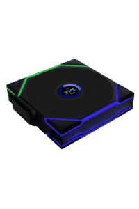 Lian Li Uni Fan TL120 LCD Reverse Blade Wireless Počítačová skříň Ventilátor 12 cm Černá 1 kusů Obrázok pre Lian Li Uni Fan TL120 LCD Reverse Blade Wireless Počítačová skříň Ventilátor 12 cm Černá 1 kusů