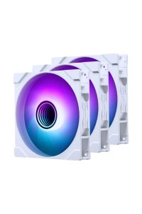 PHANTEKS M25 Gen2 PWM D-RGB Fan, 3-Pack - 140mm, white Obrázok pre PHANTEKS M25 Gen2 PWM D-RGB Fan, 3-Pack - 140mm, white