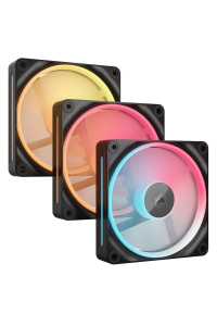 Corsair iCUE LINK LX120-R RGB Počítačová skříň Ventilátor 12 cm Černá 3 kusů Obrázok pre Corsair iCUE LINK LX120-R RGB Počítačová skříň Ventilátor 12 cm Černá 3 kusů