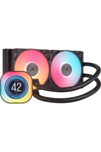 Obrázok pre Corsair iCUE LINK TITAN 240 RX LCD Procesor Vzduchový chladič 12 cm Černá 1 kusů