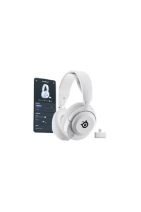 Steelseries Arctis 61674 sluchátka / náhlavní souprava Kabelový a bezdrátový Přes hlavu Hraní Bílá Obrázok pre Steelseries Arctis 61674 sluchátka / náhlavní souprava Kabelový a bezdrátový Přes hlavu Hraní Bílá
