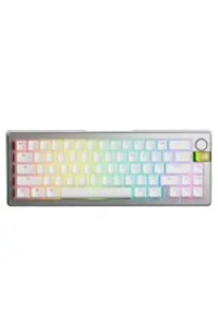 Glorious Gaming GMMK 3 PRO HE 65% Prebuilt Wireless klávesnice Hraní RF bezdrátový QWERTY Americká angličtina Stříbrná Obrázok pre Glorious Gaming GMMK 3 PRO HE 65% Prebuilt Wireless klávesnice Hraní RF bezdrátový QWERTY Americká angličtina Stříbrná