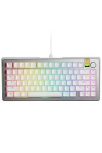 Glorious Gaming GMMK 3 PRO HE 75% Prebuilt klávesnice Hraní USB QWERTY Americká angličtina Stříbrná Obrázok pre Glorious Gaming GMMK 3 PRO HE 75% Prebuilt klávesnice Hraní USB QWERTY Americká angličtina Stříbrná