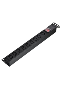 Obrázok pre Alantec PZ010 napájecí prodlužovačka 1,8 m 9 AC zásuvky / AC zásuvek Vnitřní Černá