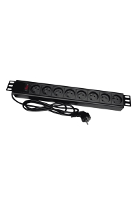 Obrázok pre Alantec PZ081U3M napájecí prodlužovačka 3 m 8 AC zásuvky / AC zásuvek Vnitřní Černá
