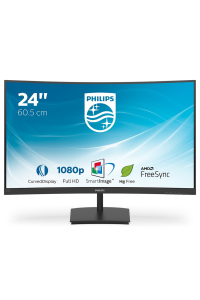 Philips E Line 241E1SC/00 počítačový monitor 59,9 cm (23.6 Obrázok pre Philips E Line 241E1SC/00 počítačový monitor 59,9 cm (23.6