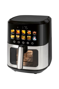 ProfiCook PC-FR 1286 H fritovací hrnec Samostarný 6,5 l Samostatné 1700 W Horkovzdušná fritéza Černá, Nerezová ocel Obrázok pre ProfiCook PC-FR 1286 H fritovací hrnec Samostarný 6,5 l Samostatné 1700 W Horkovzdušná fritéza Černá, Nerezová ocel