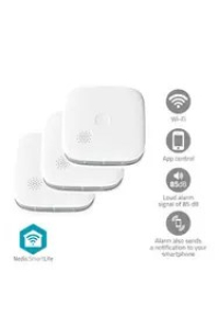 Nedis WIFIDS21WT3 chytrý detektor kouře Detektor testující vzduch Bezdrátové připojení Obrázok pre Nedis WIFIDS21WT3 chytrý detektor kouře Detektor testující vzduch Bezdrátové připojení