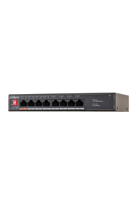Obrázok pre Dahua Technology PoE SF1008LP Nespravované L2 Fast Ethernet (10/100) Podpora napájení po Ethernetu (PoE) Černá