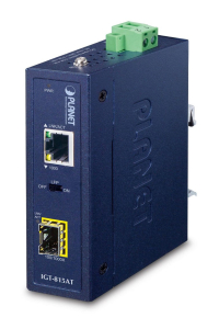 Obrázok pre PLANET IGT-815AT konvertor síťové kabeláže 1000 Mbit/s Vícevidové, Jednovidové Modrá
