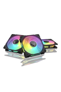 ASUS TUF GAMING TR120 ARGB 3IN1 Black Počítačová skříň Vzduchový chladič 12 cm Černá Obrázok pre ASUS TUF GAMING TR120 ARGB 3IN1 Black Počítačová skříň Vzduchový chladič 12 cm Černá