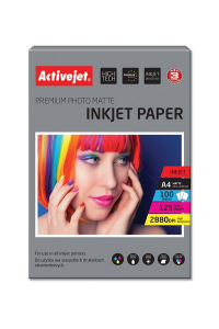 Obrázok pre Activejet AP4-125M100 matný papír (A4; 100 listů)