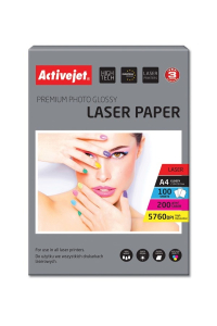 Activejet AP4-200G100L (A4; 100 kopií) lesklý papír Obrázok pre Activejet AP4-200G100L (A4; 100 kopií) lesklý papír