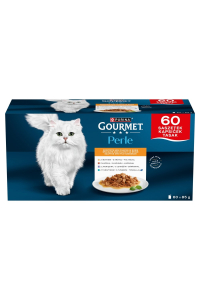 PURINA Gourmet Perle Mini fillets in sauce Box - mokré krmivo pro kočky - 60x85g Obrázok pre PURINA Gourmet Perle Mini fillets in sauce Box - mokré krmivo pro kočky - 60x85g