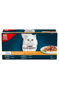 Obrázok pre PURINA Gourmet Perle Mini fillets in sauce - mokré krmivo pro kočky - 60x85g