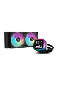 Obrázok pre DeepCool R-LP240-BKMSNC-G-1 Chladicí systém pro počítač Počítačová skříň, Procesor Kapalinový chladič typu vše v jednom 12 cm Černá 1 kusů