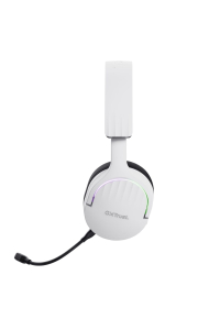 Trust GXT 491W FAYZO Sluchátka s mikrofonem Kabelový a bezdrátový Přes hlavu Hraní USB typu C Bluetooth Černá, Bílá Obrázok pre Trust GXT 491W FAYZO Sluchátka s mikrofonem Kabelový a bezdrátový Přes hlavu Hraní USB typu C Bluetooth Černá, Bílá