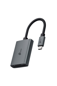 TP-Link UA430C čtečka karet USB 3.2 Gen 1 (3.1 Gen 1) Type-C Šedá Obrázok pre TP-Link UA430C čtečka karet USB 3.2 Gen 1 (3.1 Gen 1) Type-C Šedá