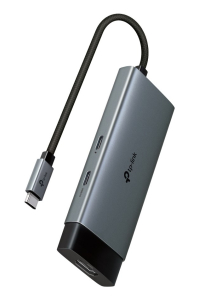 TP-Link UH5020C rozbočovač rozhraní USB typu C 5000 Mbit/s Šedá Obrázok pre TP-Link UH5020C rozbočovač rozhraní USB typu C 5000 Mbit/s Šedá