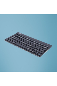 Obrázok pre R-Go Tools RGOCOUSWLBL klávesnice Univerzální Bluetooth QWERTY Americká angličtina Černá