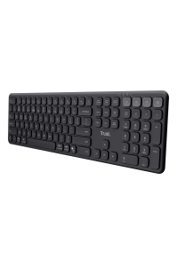 Obrázok pre Trust Vaiya US Black USB + RF Wireless + Bluetooth - klávesnice