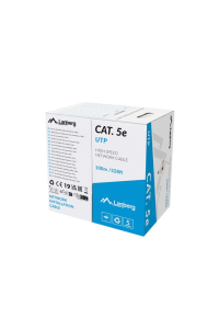 Obrázok pre Lanberg LCU5-11CU-0100-S síťový kabel Šedá 100 m Cat.5/Cat.5e U/UTP (UTP)