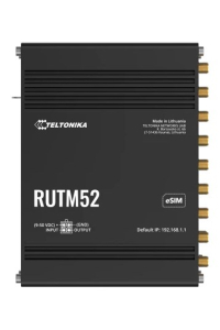 Obrázok pre Teltonika RUTM52 bezdrátový router Gigabit Ethernet Dvoupásmový (2,4 GHz / 5 GHz) 5G Černá