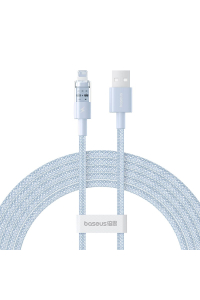 Obrázok pre Baseus Gem Rychlonabíjecí kabel USB na IP 2,4A 2 m Modrá